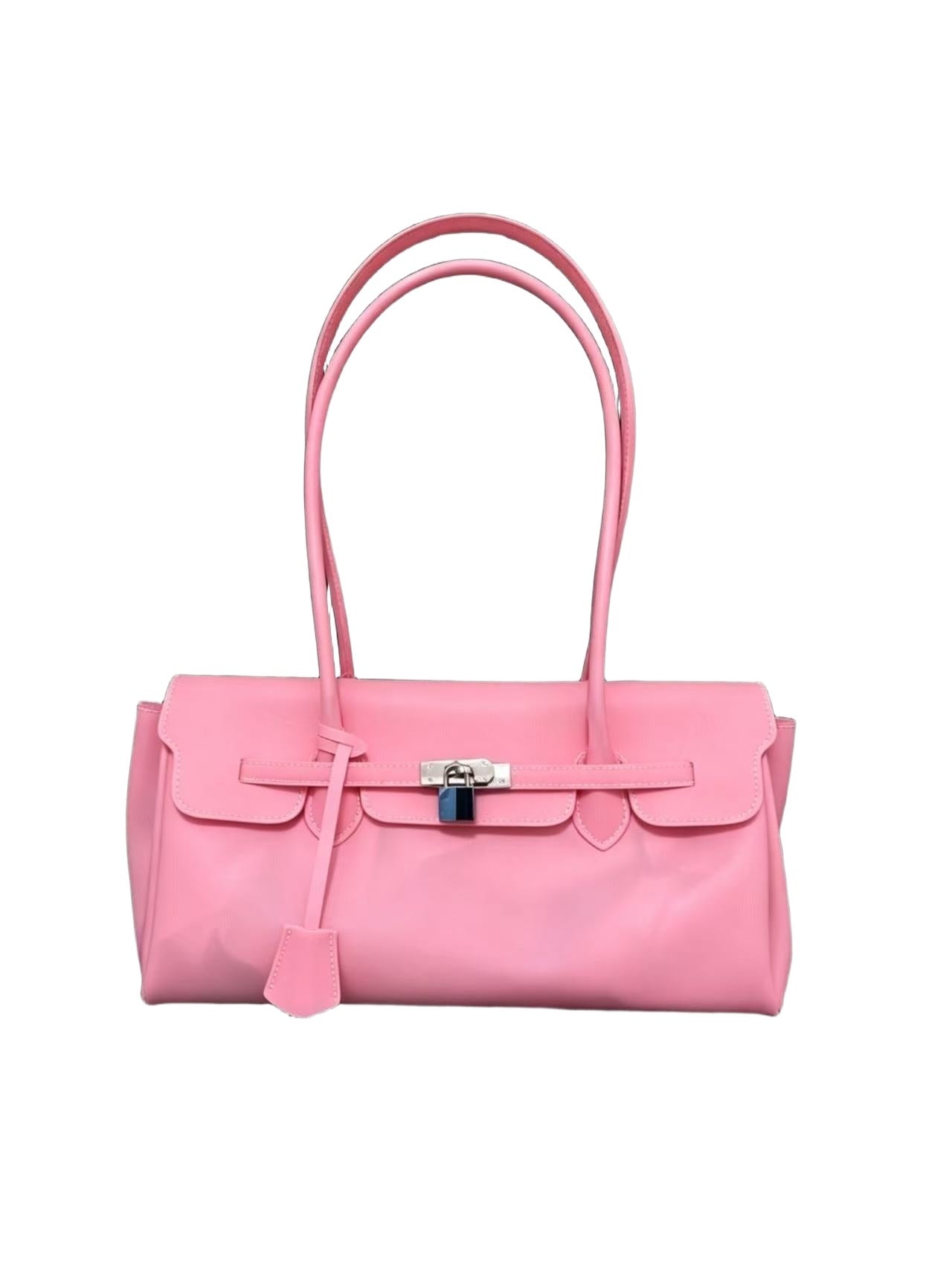 Jelly Firkin Baguette Bag - Baby Pink