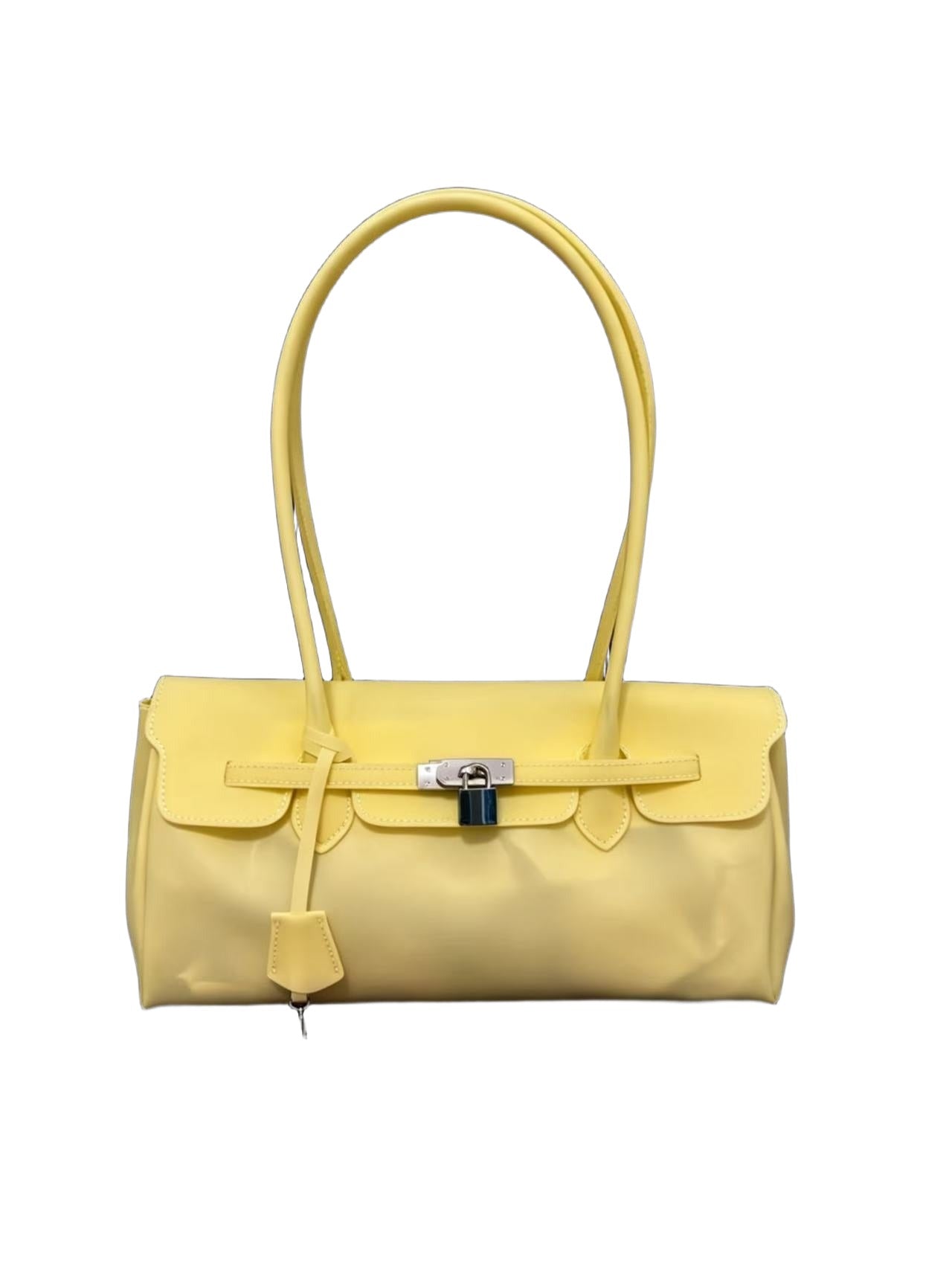 Jelly Firkin Baguette Bag - Lemon Yellow